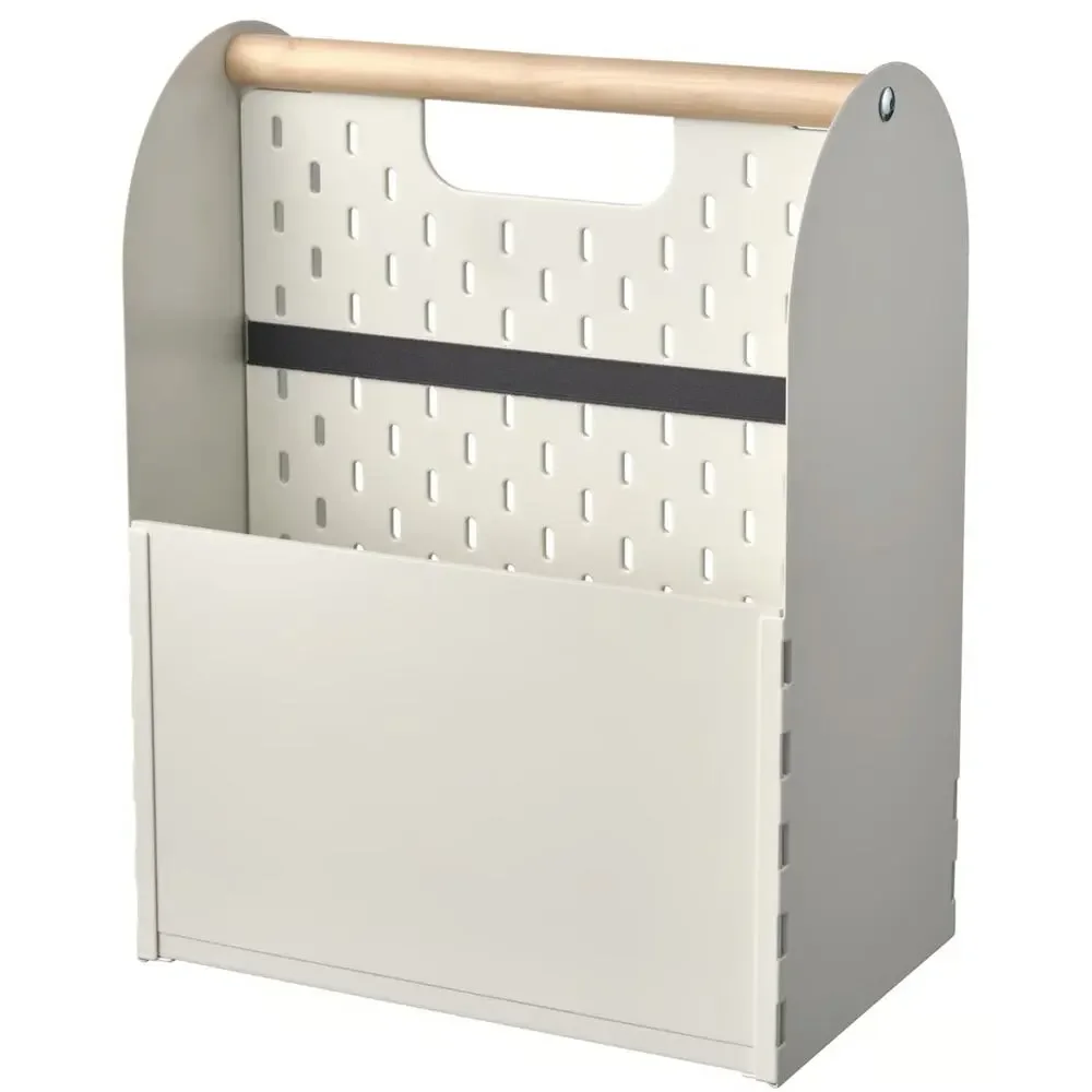 IKEA VATTENKAR Desk Organizer White 13x8.25x17
